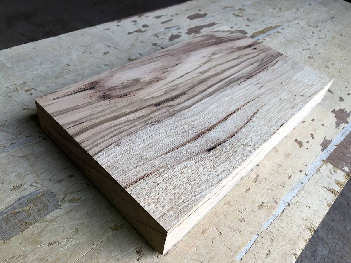 送料無料！【S664F】ゼブラウッド 405×235×54㎜ スポルテッド 乾燥材 木工 DIY 材木 天然木 無垢材《銘木すずめや》_画像8