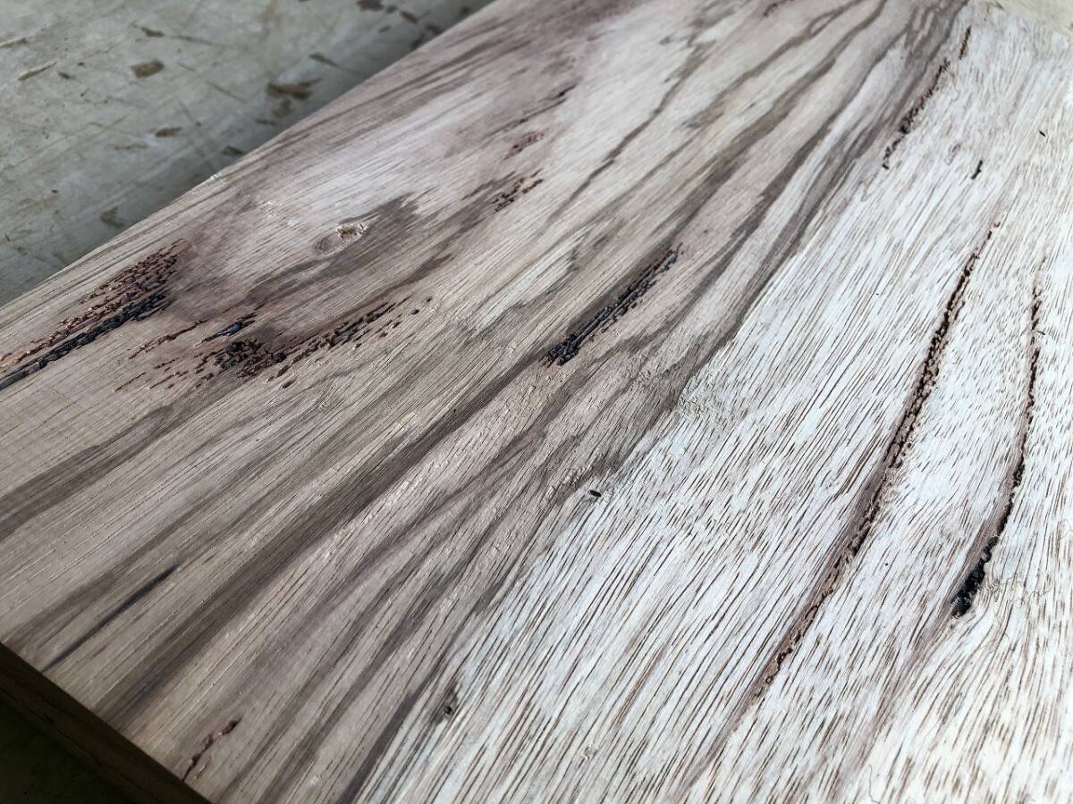 送料無料！【S664F】ゼブラウッド 405×235×54㎜ スポルテッド 乾燥材 木工 DIY 材木 天然木 無垢材《銘木すずめや》_画像9