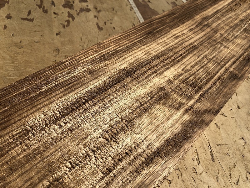送料無料！！【S515F】ベリ 538×155×53㎜ 乾燥材 木工 DIY 材木 天然木 無垢材《銘木すずめや》_画像2