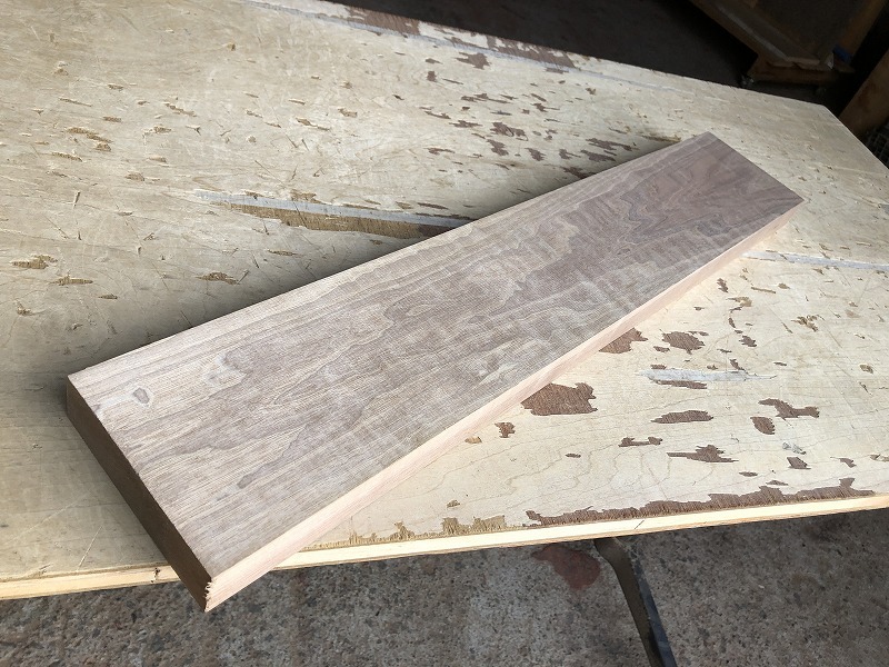 【S522】1円スタート！ 胡桃 626×110×29㎜ 板材 乾燥材 木工 DIY 木材 無垢材《銘木すずめや》_画像8