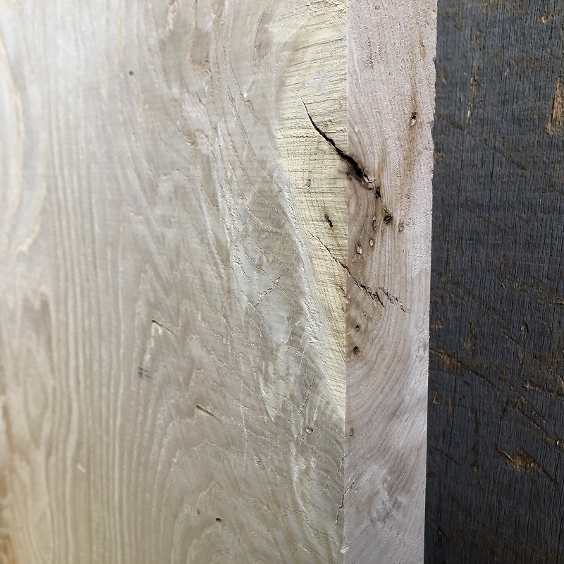送料無料！！【S14A】栗 510×～420×40㎜ 板材 乾燥材 木工 DIY 材木 天然木 無垢材 《銘木すずめや》_画像5