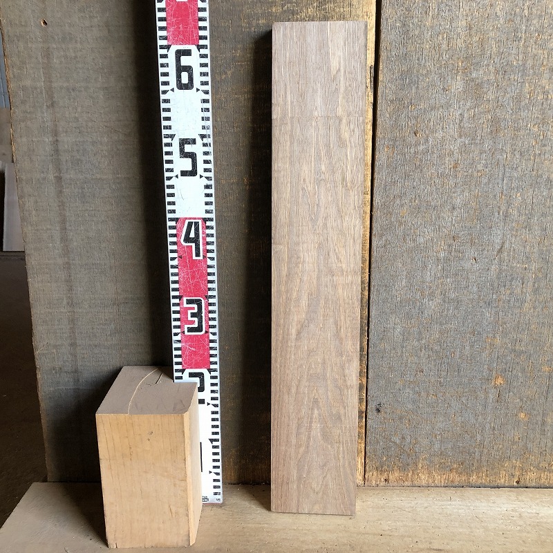 【S522】1円スタート！ 胡桃 626×110×29㎜ 板材 乾燥材 木工 DIY 木材 無垢材《銘木すずめや》_画像3