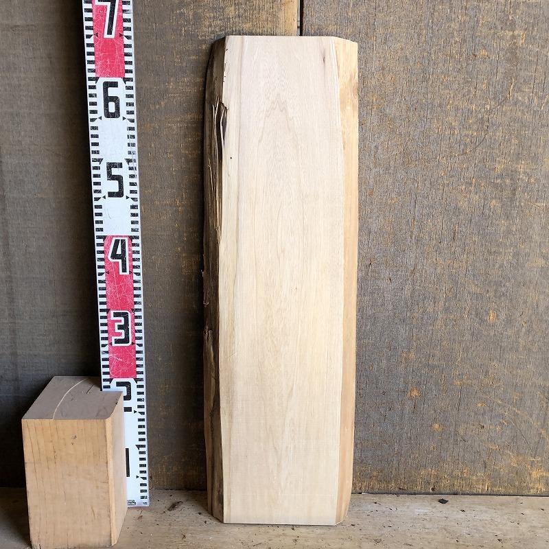【S553】1円スタート！ 沢胡桃 655×190～210×29㎜ 乾燥材 木工 DIY 木材 無垢材《銘木すずめや》_画像6