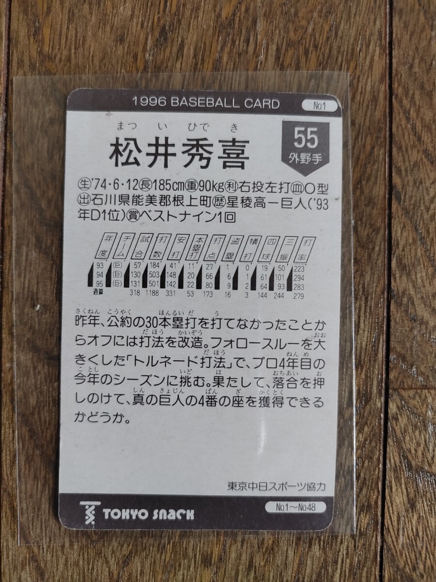 松井秀喜 藤浪晋太郎 山川穂高 糸井嘉男 藤川球児 村田修一 BBM カルビー 東京スナック 野球カード 送料無料_画像4