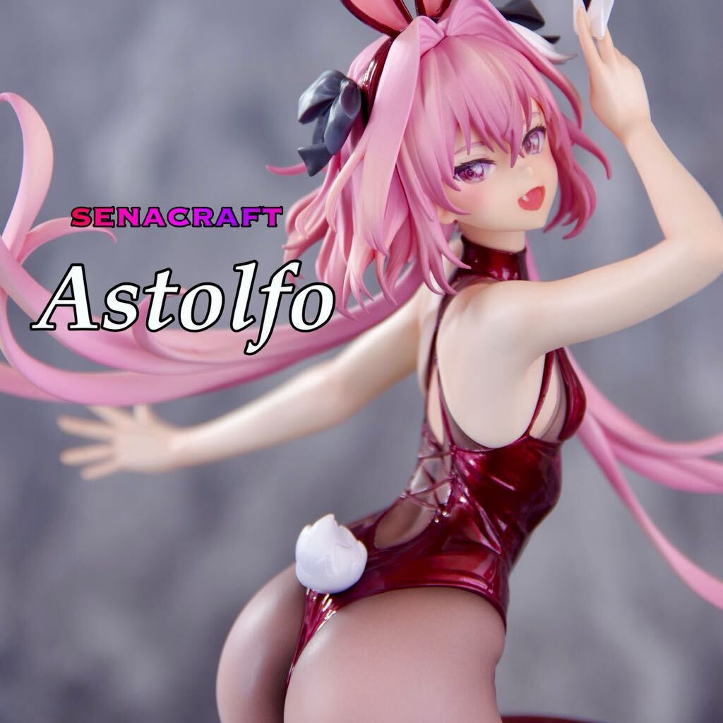 塗装済 完成品 アストルフォ bunny ver. fate grand order 高弘 檸檬三姉妹 fgo wf2024w バニー フィギュア ガレキ ガレージキットの画像1