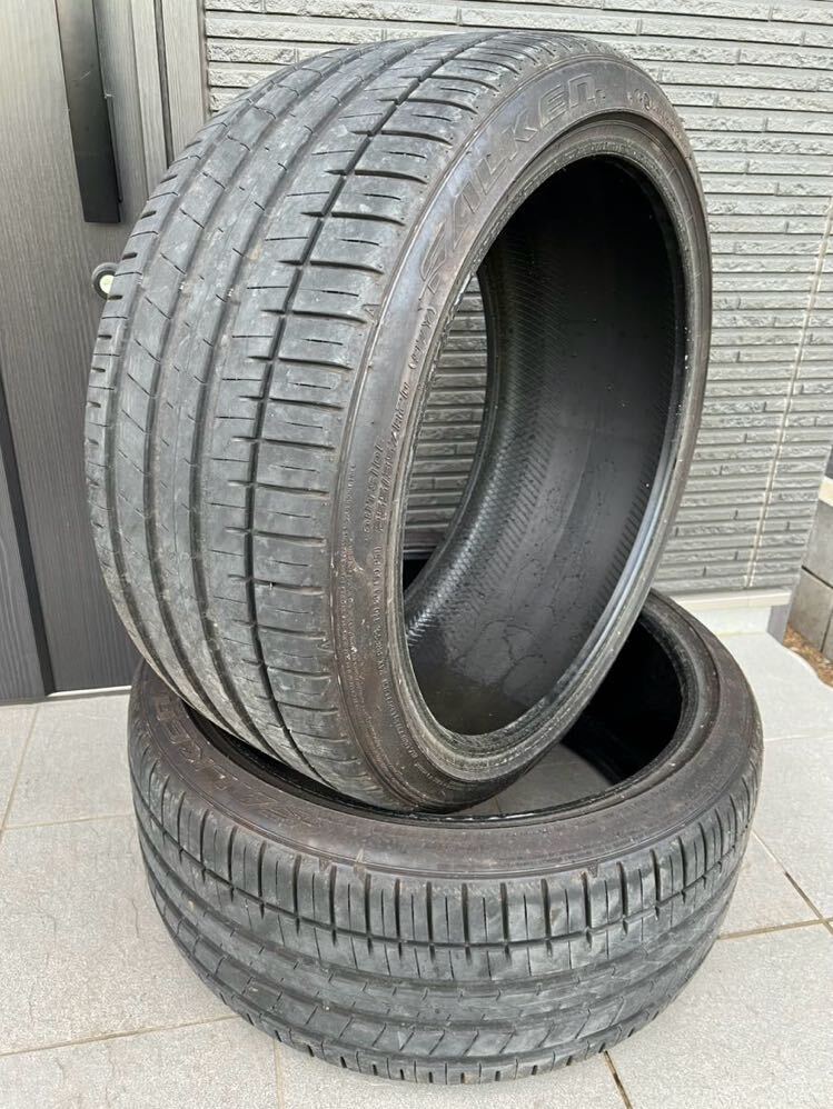 FALKEN AZENIS FK510 255/35ZR20 97Y 2本セット2020年製 中古美品 バリ溝 バリ山 引っ張り_画像1