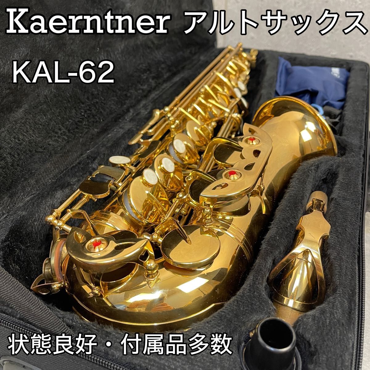 Kaerntner ケルントナー アルトサックス  KAL-62 リード10枚　ケース クリーニングクロス付き