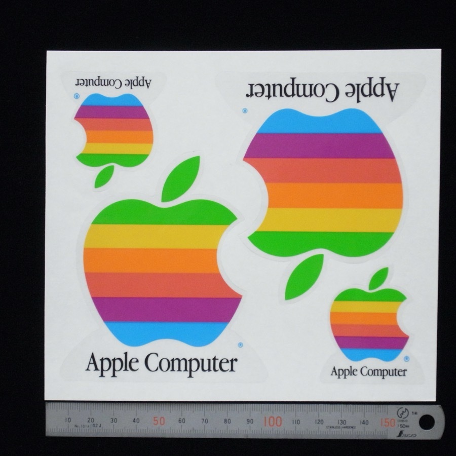 Apple ステッカー 透明タイプの画像1