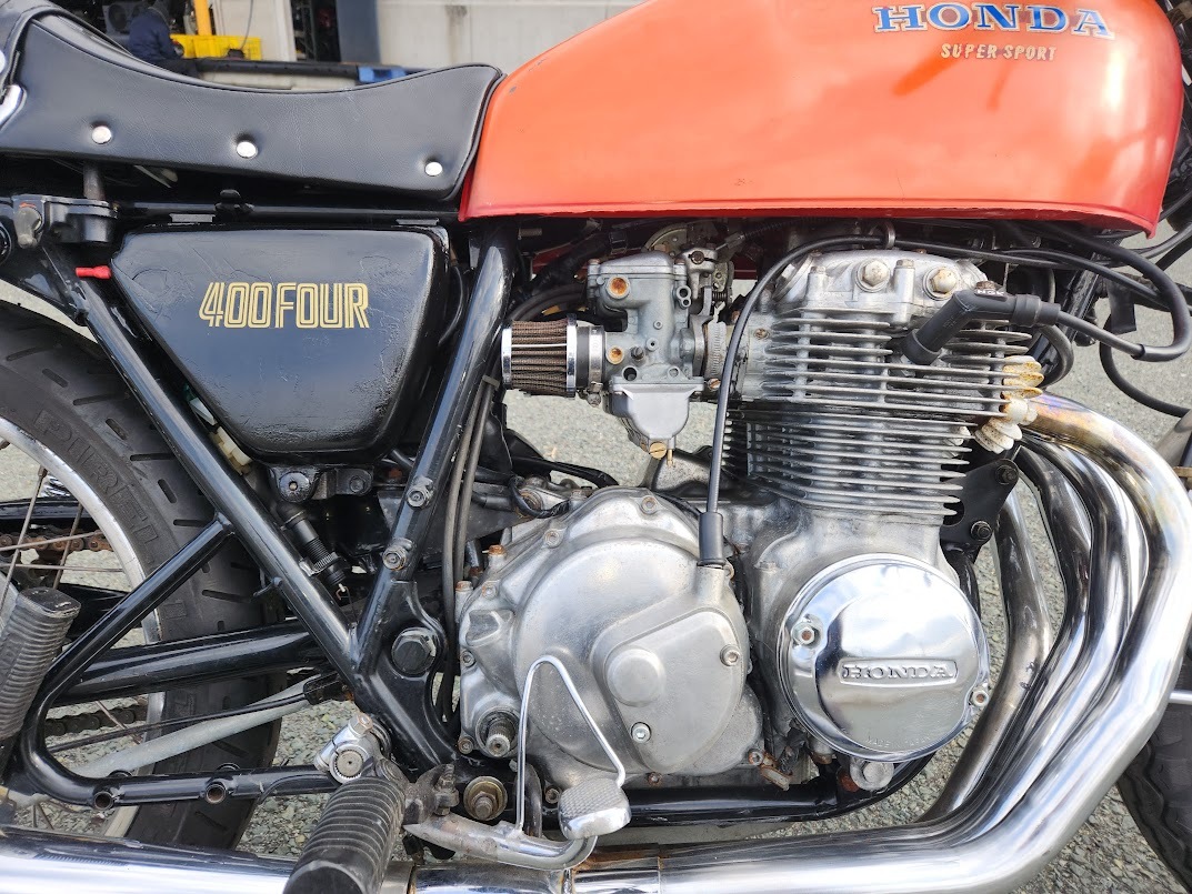 CB400four CB400F ヨンフォア レストアベース車両 現状特価 検/ CB400N CB400T バブ ホークⅡ BEET CBX400 XJ FX Z250FT GS400 GT380 HONDAの画像5