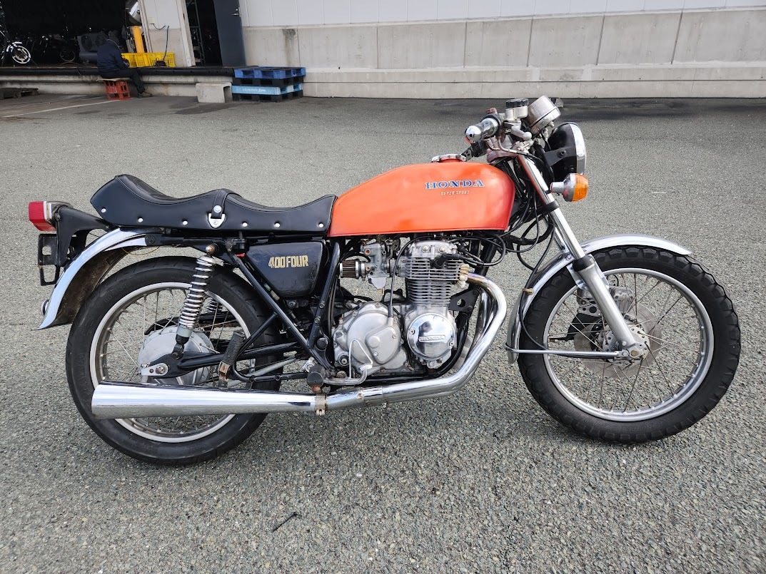 CB400four CB400F ヨンフォア レストアベース車両 現状特価 検/ CB400N CB400T バブ ホークⅡ BEET CBX400 XJ FX Z250FT GS400 GT380 HONDAの画像2