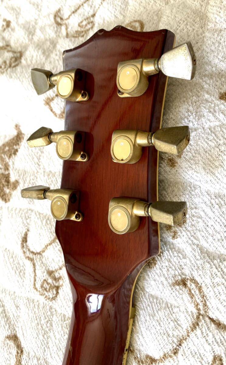 SUZUKI 木曽鈴木バイオリン製レスポールカスタムモデル 70年代製造セットネック メンテナンス済 補修改造箇所あり 珍品の画像5