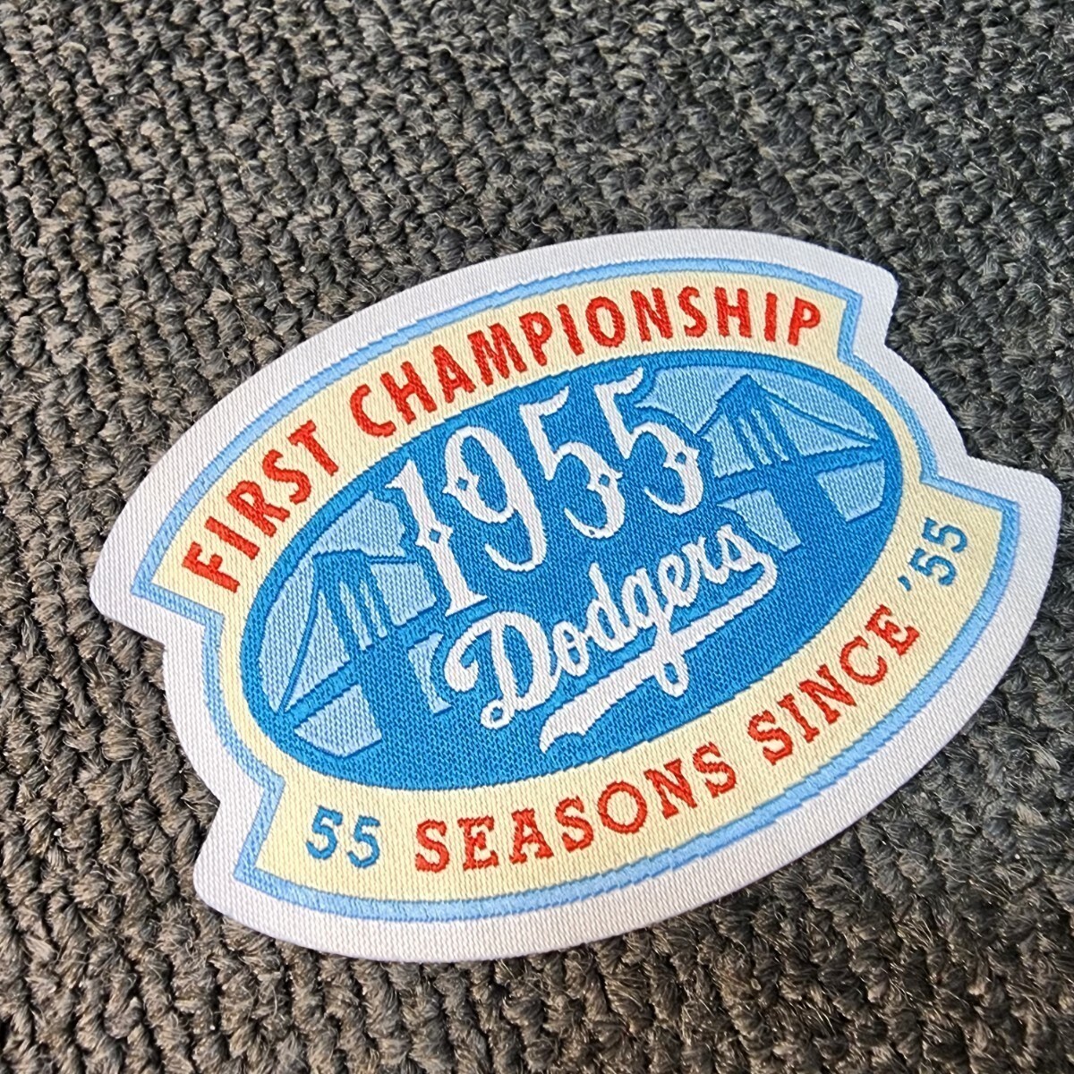 新品　アイロンワッペン　パッチ　野球　Dodgers 大谷翔平　First　Championship　ロサンゼルス　ドジャース　LA_画像3