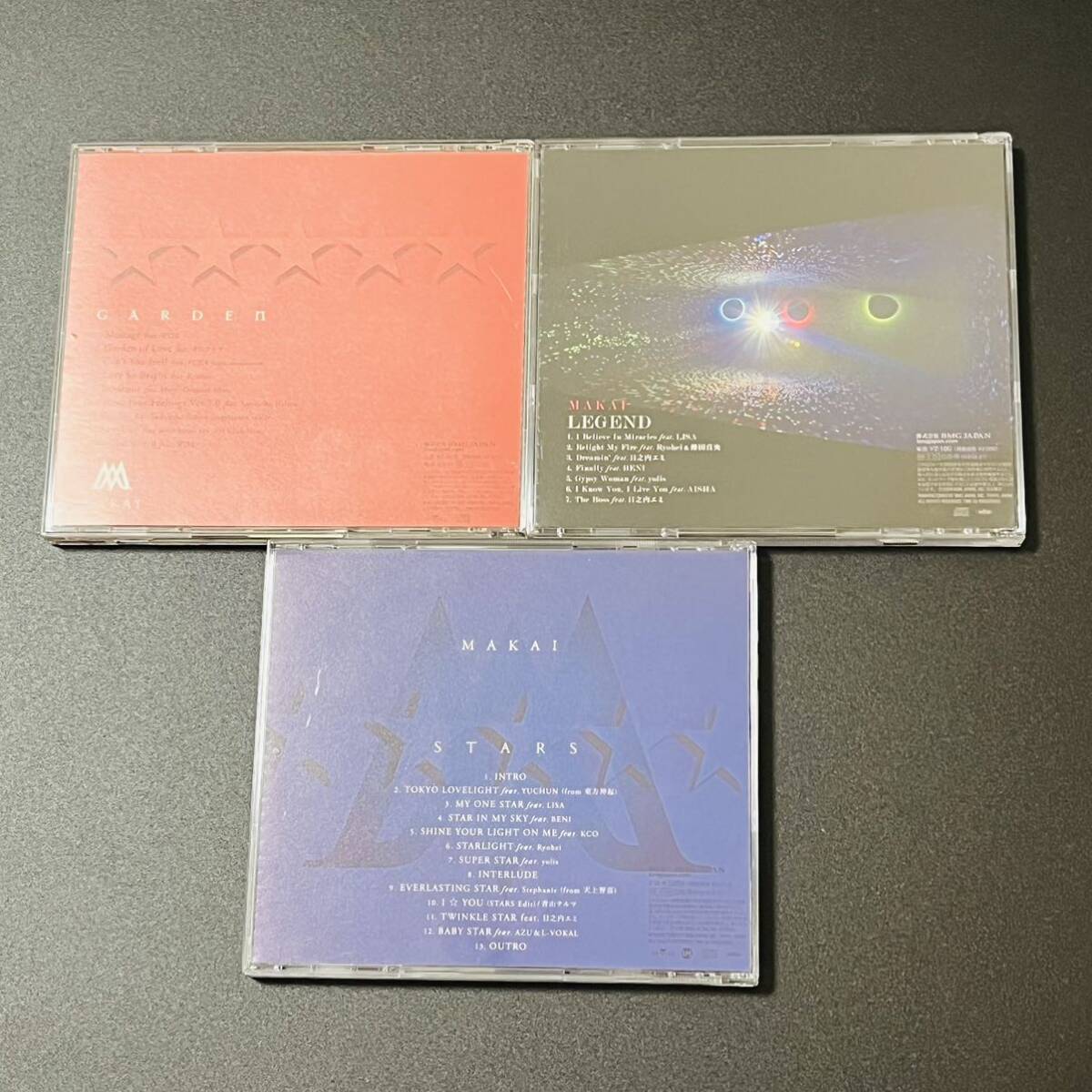 CDアルバム3枚 まとめ売り MAKAI / GARDEN,STARS,LEGEND マカイ カバーアルバム /aa78の画像2