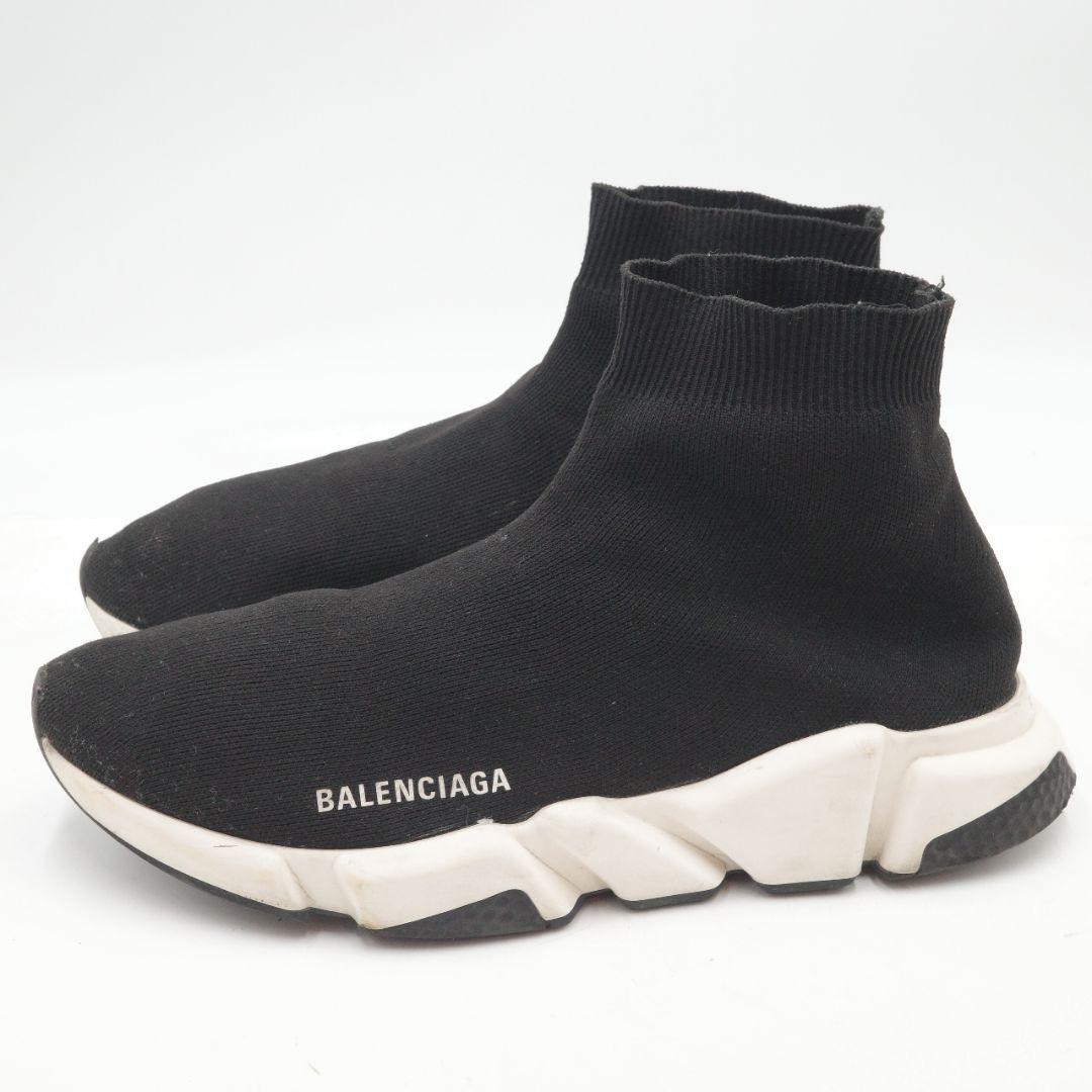 BALENCIAGA バレンシアガ スピードトレーナー スリッポン 約 27cm - 27.5cm ブラック 高級靴 正規品の画像2