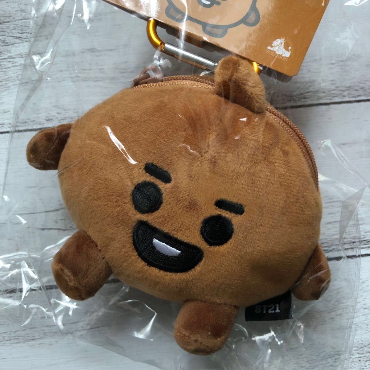 BT21  SHOOKY  シュキ　コインケース　ポーチ　ぬいぐるみ　チャーム　マスコット　ユンギ　SUGA  BTS