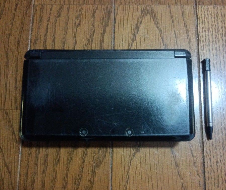 ニンテンドー3DS コスモブラック ジャンク扱い 不具合なし 小傷多め タッチペン SDカード（2GB）付き