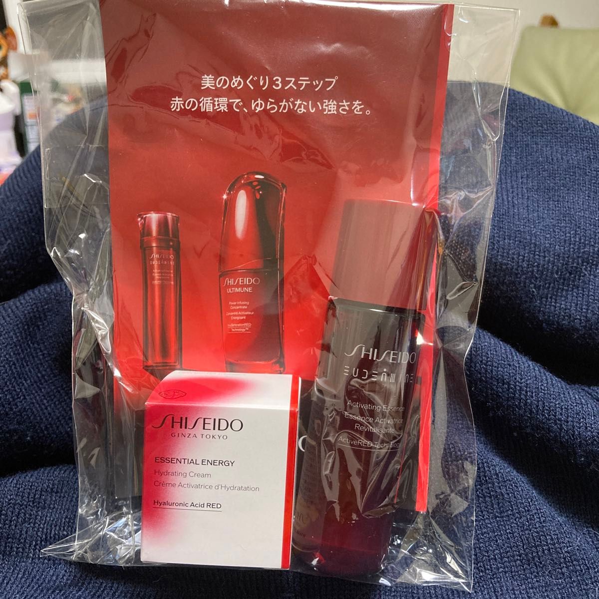 ☆SHISEIDO オイデルミンエッセンスローション30ml エッセンシャルイネルジャハイドレーティングクリーム15g☆