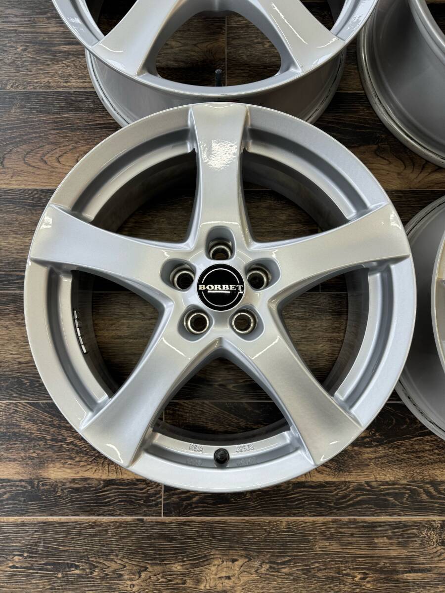 BORBET　17×7Ｊ　３５　5Ｈ　ＰＣＤ100　ハブ径57.1　アウディ　Ｓ１_画像4