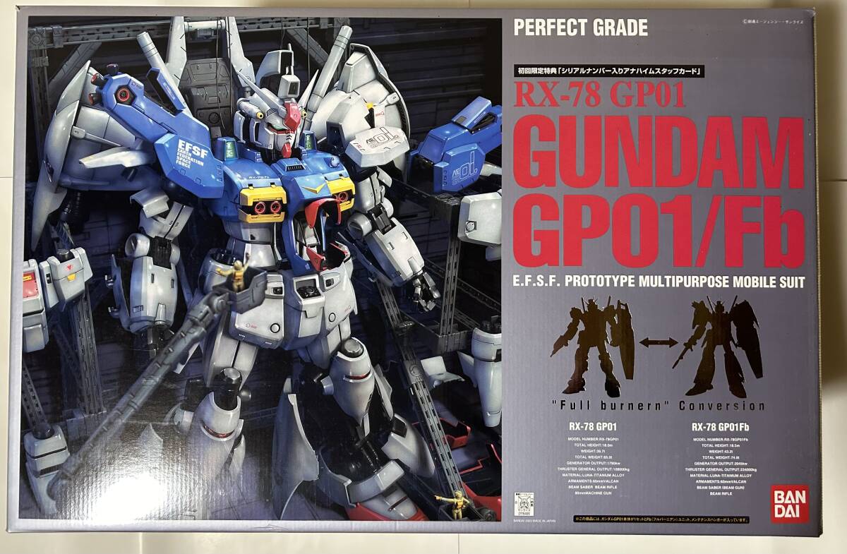 PG パーフェクトグレード　1/60 RXー78 GP01 GUNDAM GP01/Fb