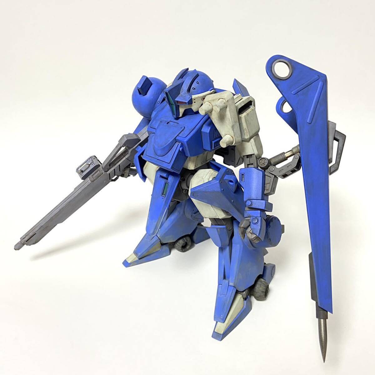 塗装 組立済み 完成品 VOLKS 1/24 青の騎士ベルゼルガ物語 ATM-FX1 ゼルベリオス VR-MAXIMA / 全塗装品 ボークス プラモデル ボトムズ_画像6