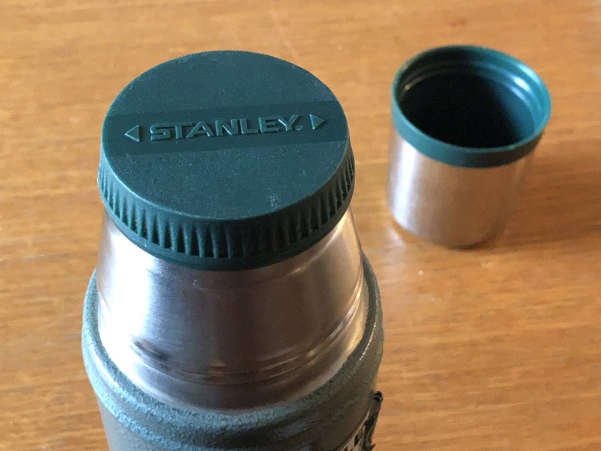 STANLEY スタンレー 0.5L クラシックボトル 真空ボトル 水筒 魔法瓶 グリーン 中古 現状 ②の画像4