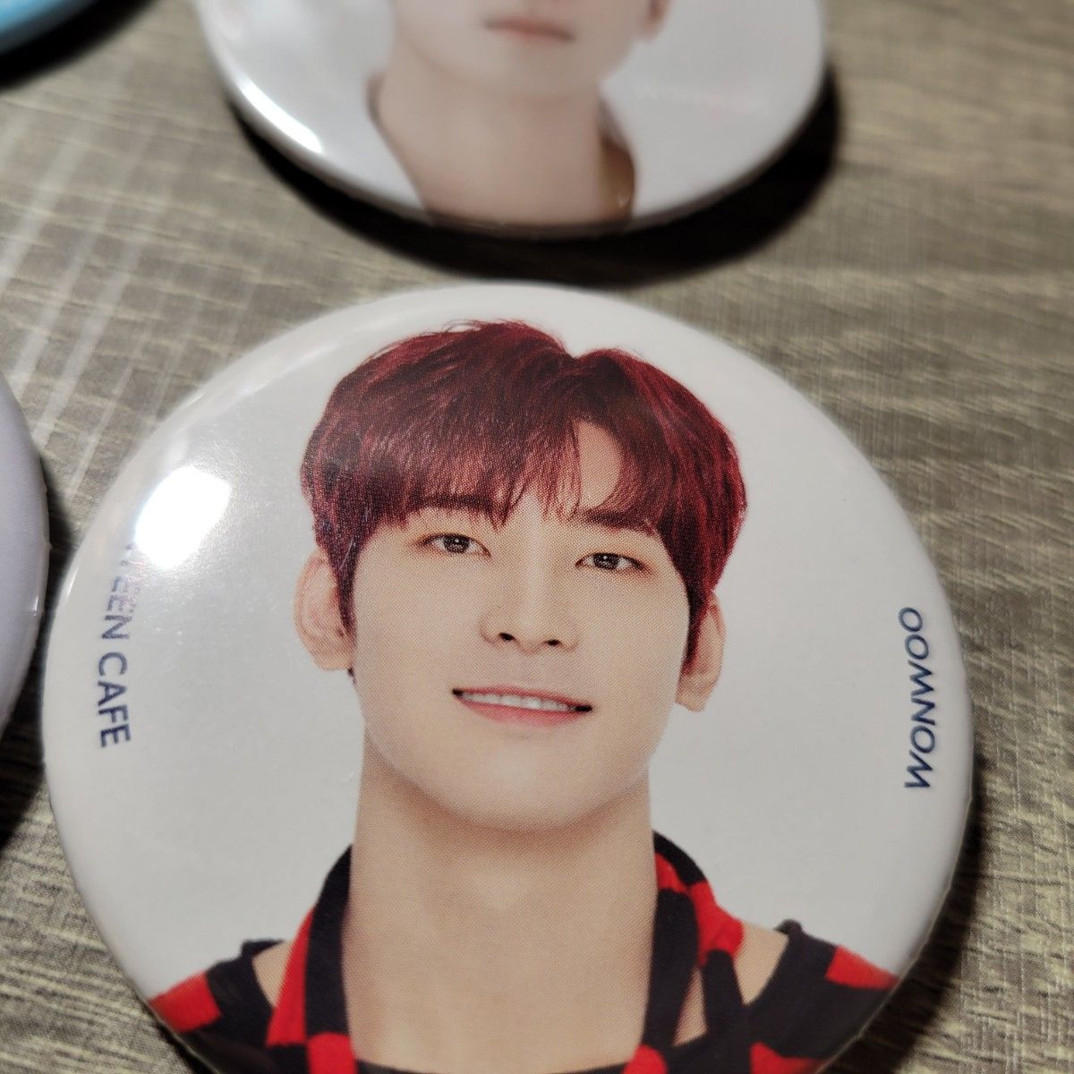 SEVENTEEN セブチ ウォヌ WONWOO 缶バッジ 缶バッチ セット SEVENTEEN セブチ ウォヌ WONWOO 缶バッジ 缶バッチ セット