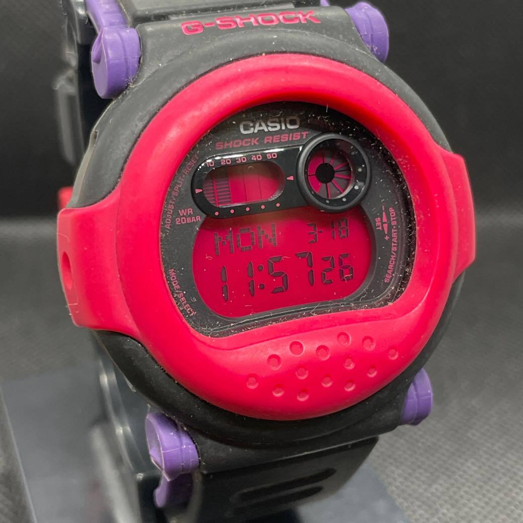 【1スタ】 G-SHOCK G-001-1BJF ブラック x ピンク ジェイソン 復刻 CASIO カシオ Gショック ジーショック #S0687_画像1