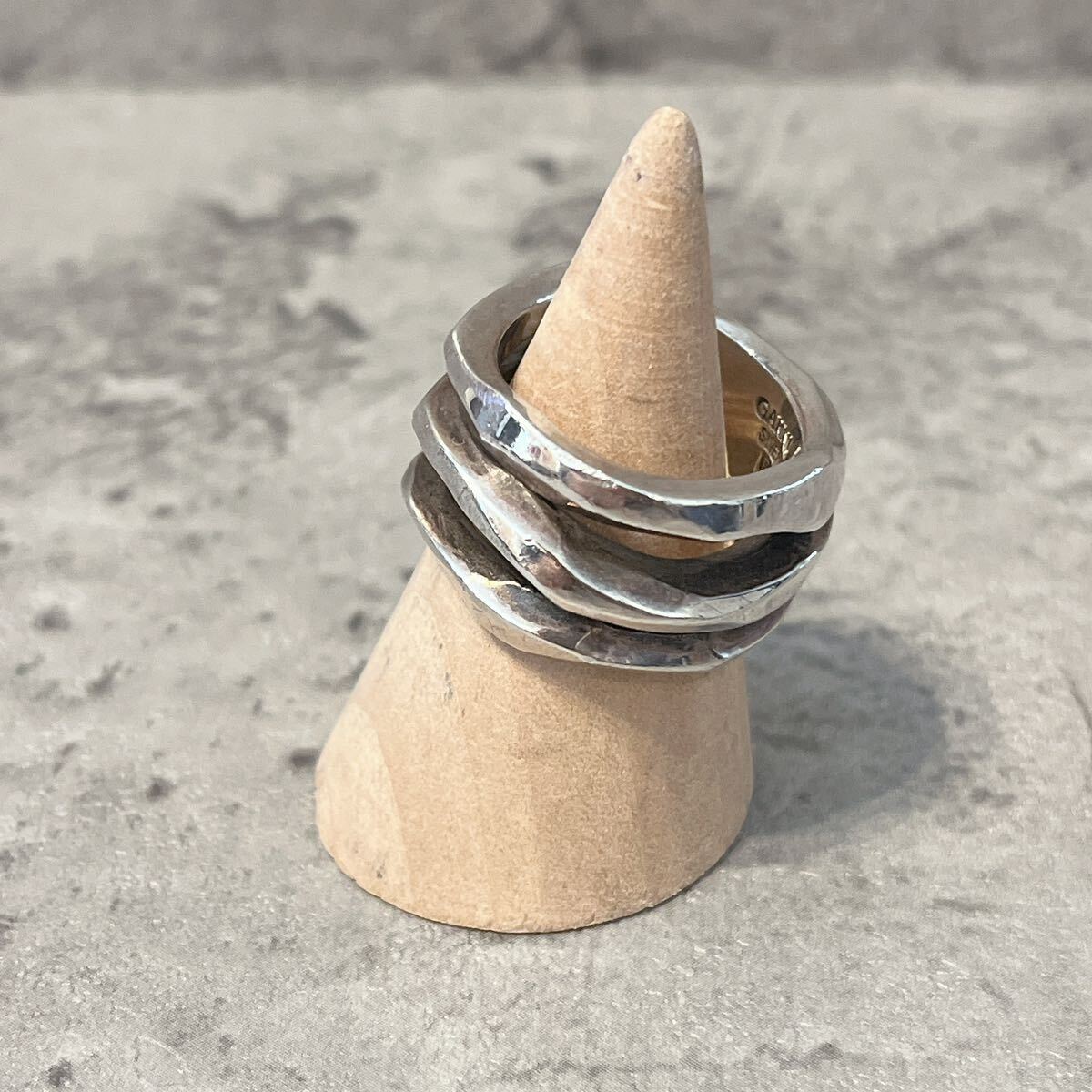 希少 美品 GARNI Narrow Ring ガルニ ナロー リング 19号_画像3