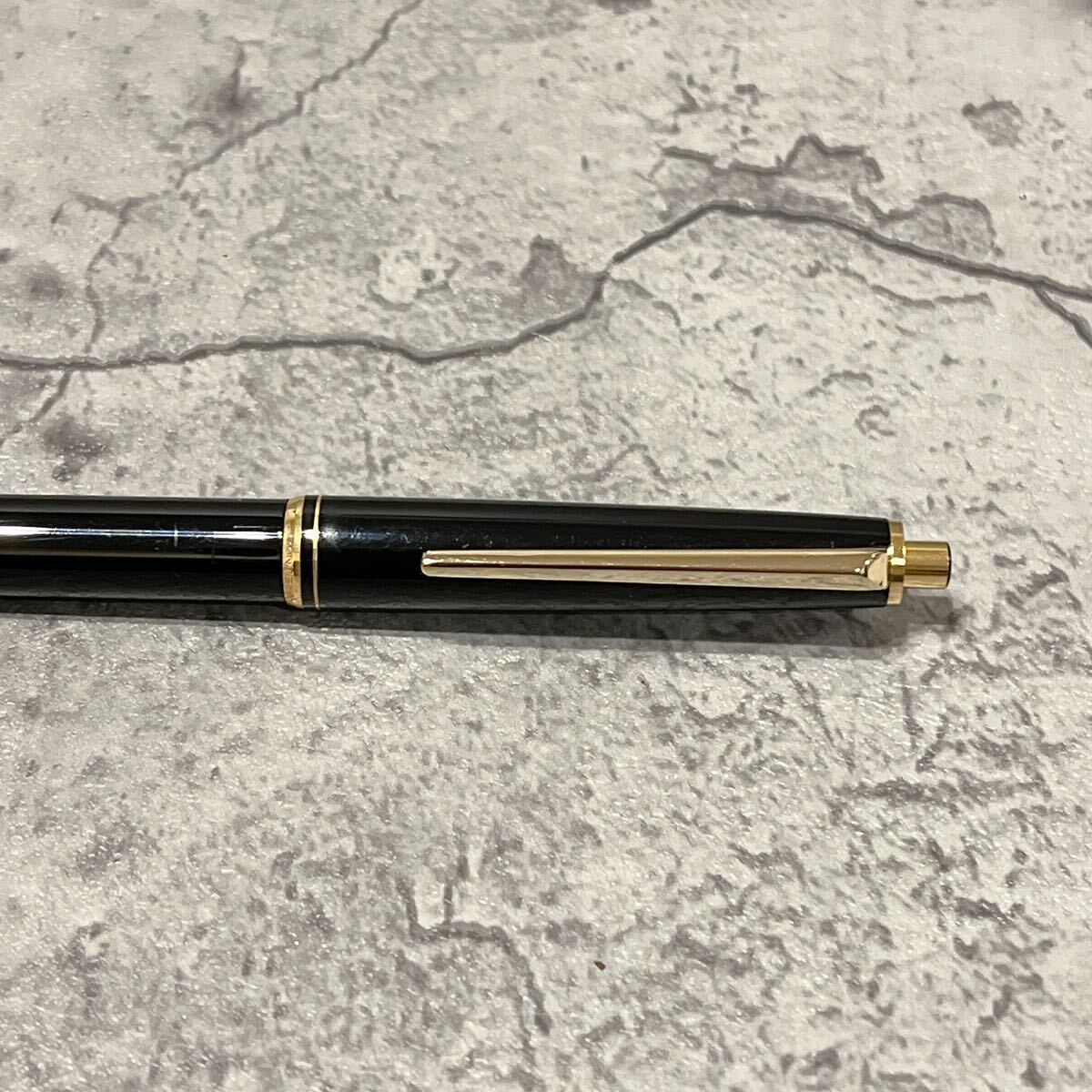 希少 MONTBLANC モンブラン ノック式 シャープペン ブラックの画像2