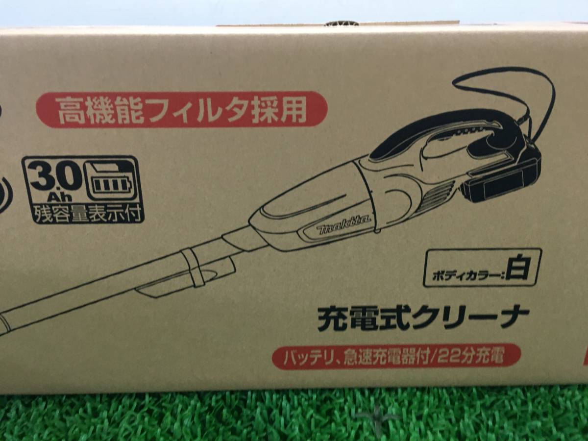 【未使用品】★makita(マキタ) 18v充電式クリーナ 白(3.0Ahバッテリーx1/充電器) CL180FDRFW / ITC5RCA2G4OG_画像4