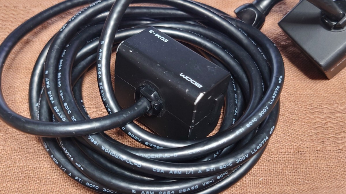 [ б/у ]zoom ecm-3 магнитофон удлинение кабель 