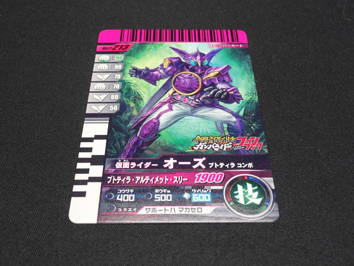 【売り切り】仮面ライダーバトル　ガンバライド　No.P-213　ファンブック付録　非売品_表面