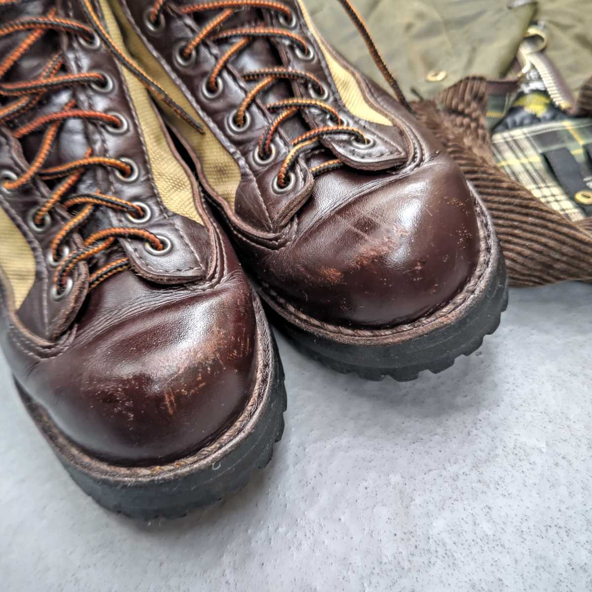 Danner Bob Light 34600X【7】ダナーライト ボブソール マホガニー／サンドカーキ ヴィンテージ ブーツ アウトドア キャンプ バイカーズ_画像8