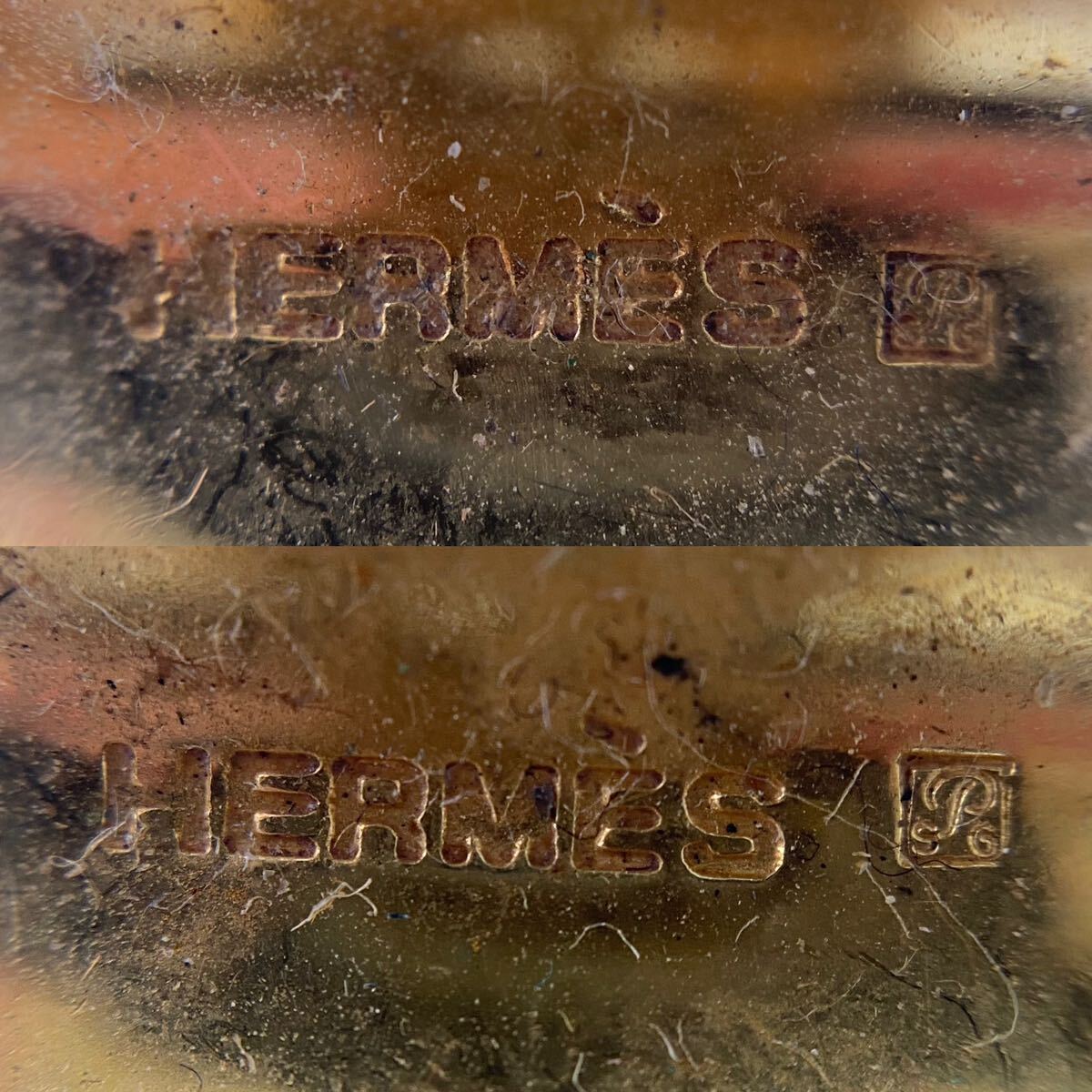 HERMES エルメス イヤリング エマイユ ゴールド ファッション アクセサリー P954の画像4