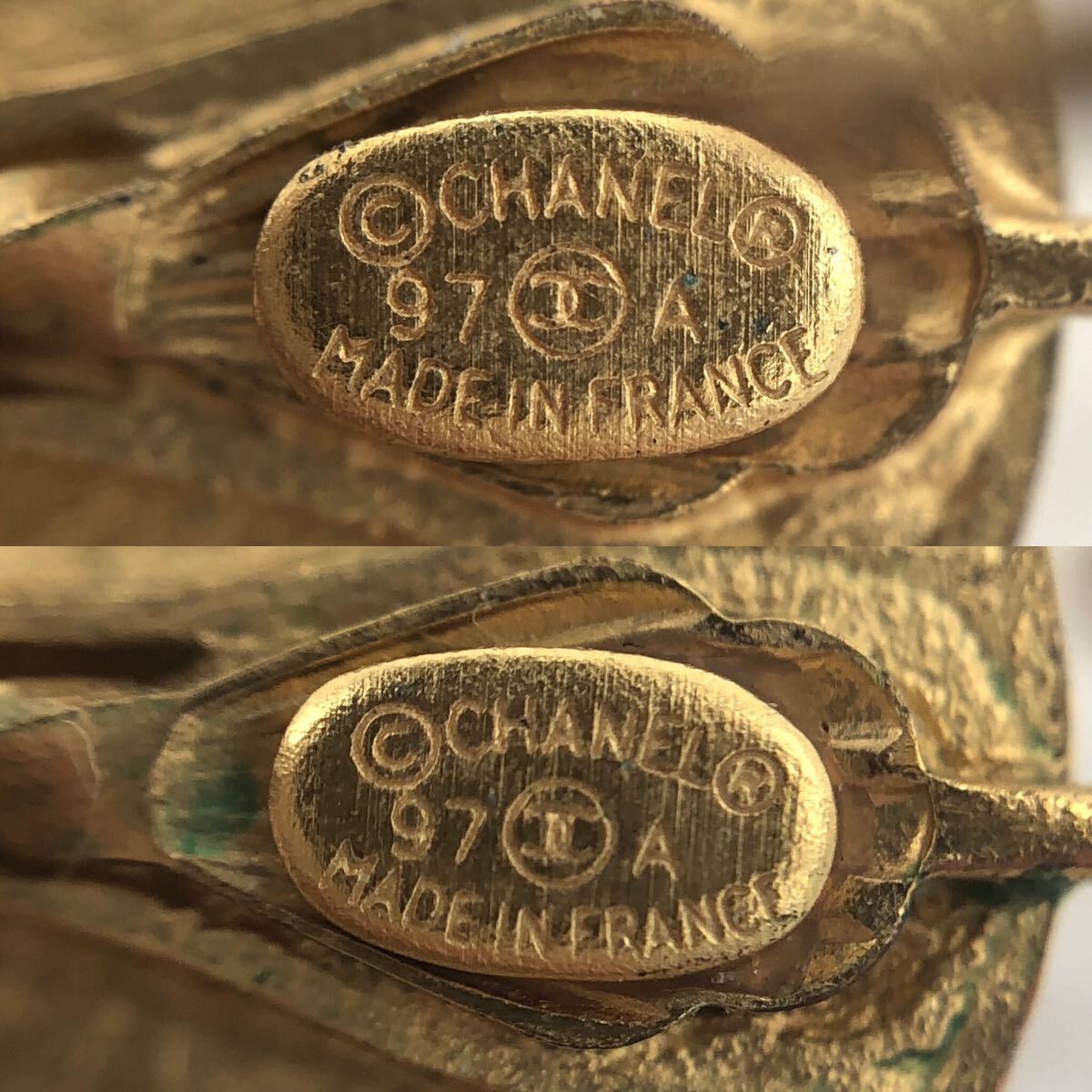 CHANEL シャネル ピアス ココマーク 1997 ゴールド アクセサリー P979_画像6