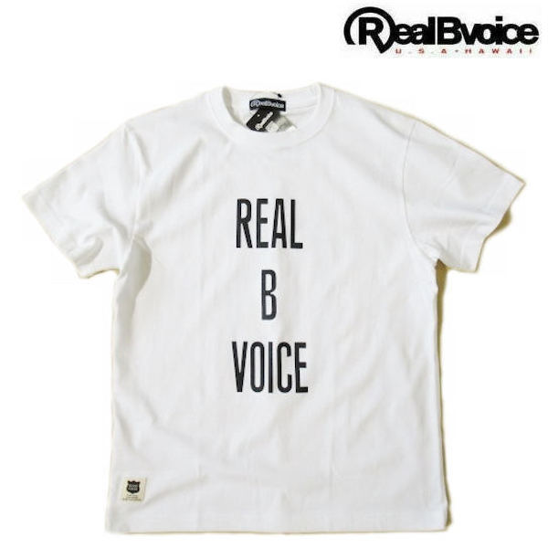 リアルビーボイス RealBvoice【RBV シンプル Tシャツ】インライン 半袖プリントＴシャツ 10451-11795 ホワイト Lサイズ_画像1