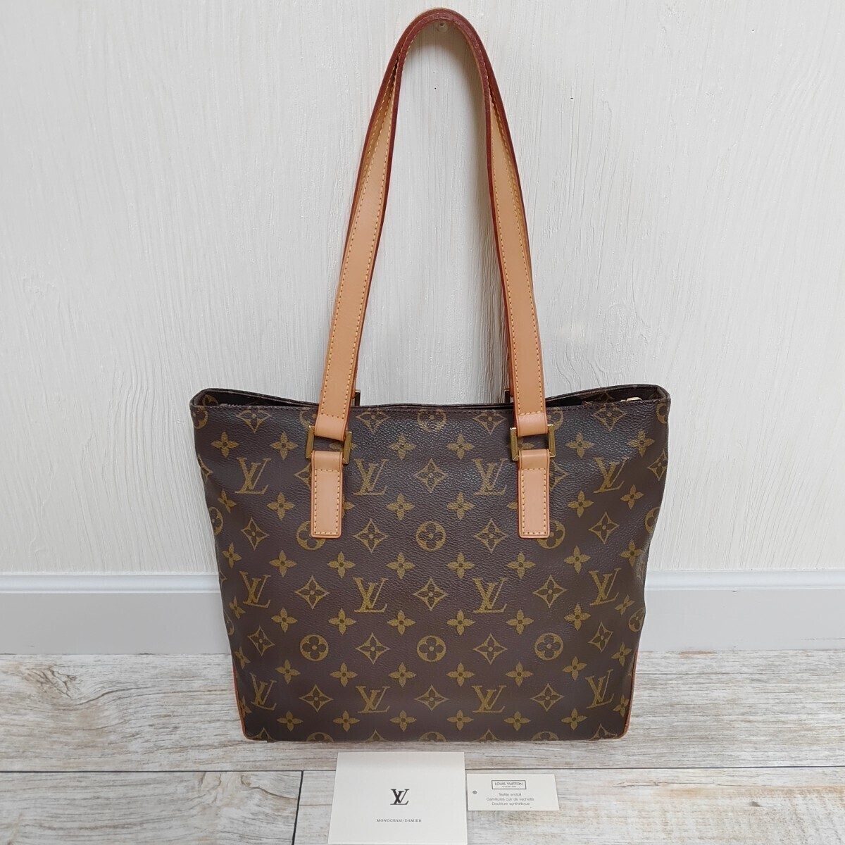 1円【美品】LOUIS VUITTON ルイヴィトン モノグラム カバピアノ M51148【定価12万】トートバッグ ショルダー ハンドバッグ レディースの画像2