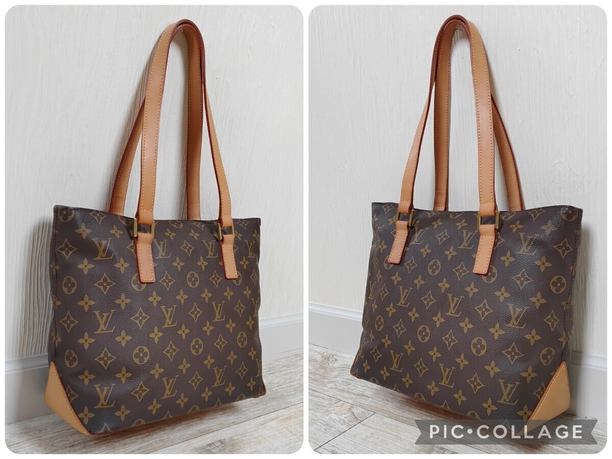 1円【美品】LOUIS VUITTON ルイヴィトン モノグラム カバピアノ M51148【定価12万】トートバッグ ショルダー ハンドバッグ レディースの画像5