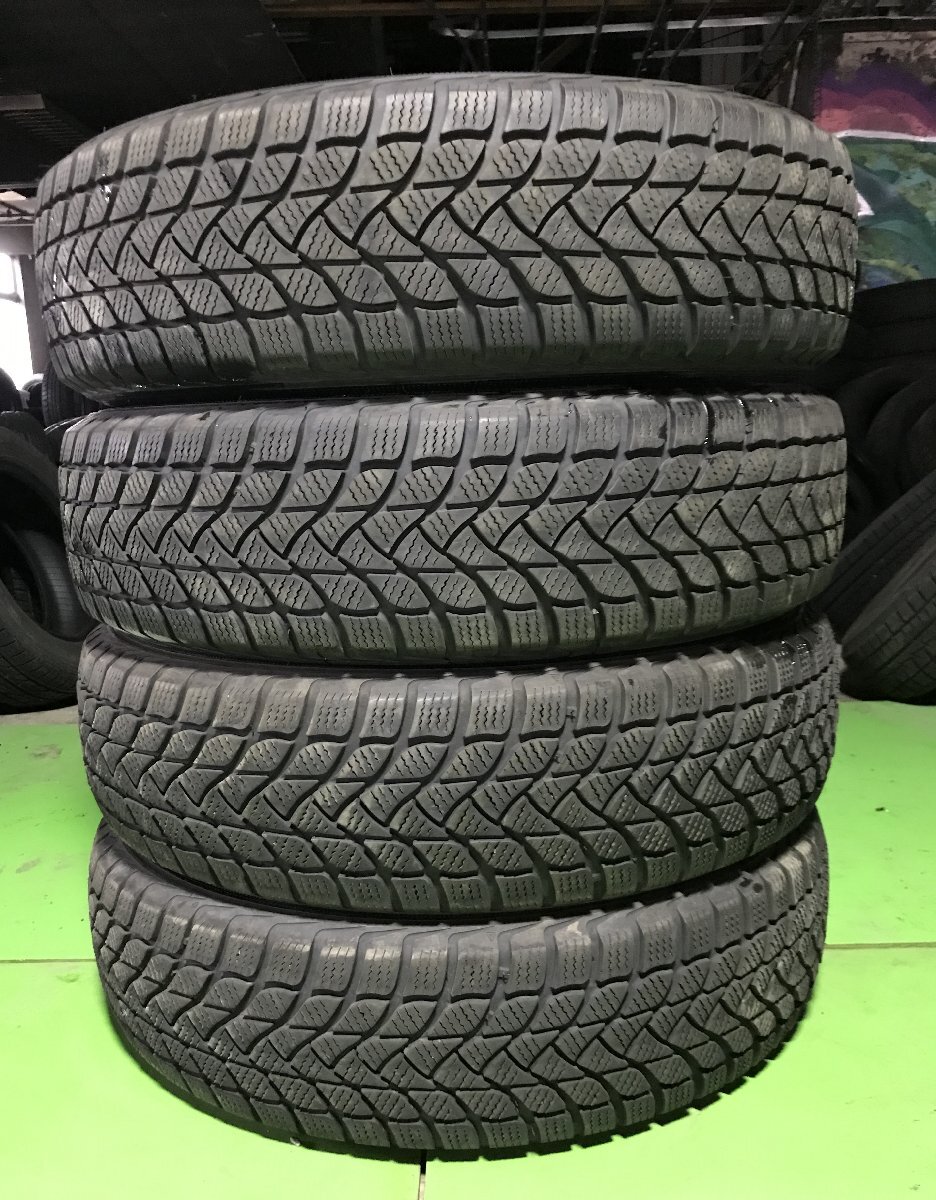 管理番号：C3-26-1●【送料無料！4本セット】195/80R15 DELINTE WINTER WD06 2021年製 冬タイヤ/適格請求書発行可能_画像1