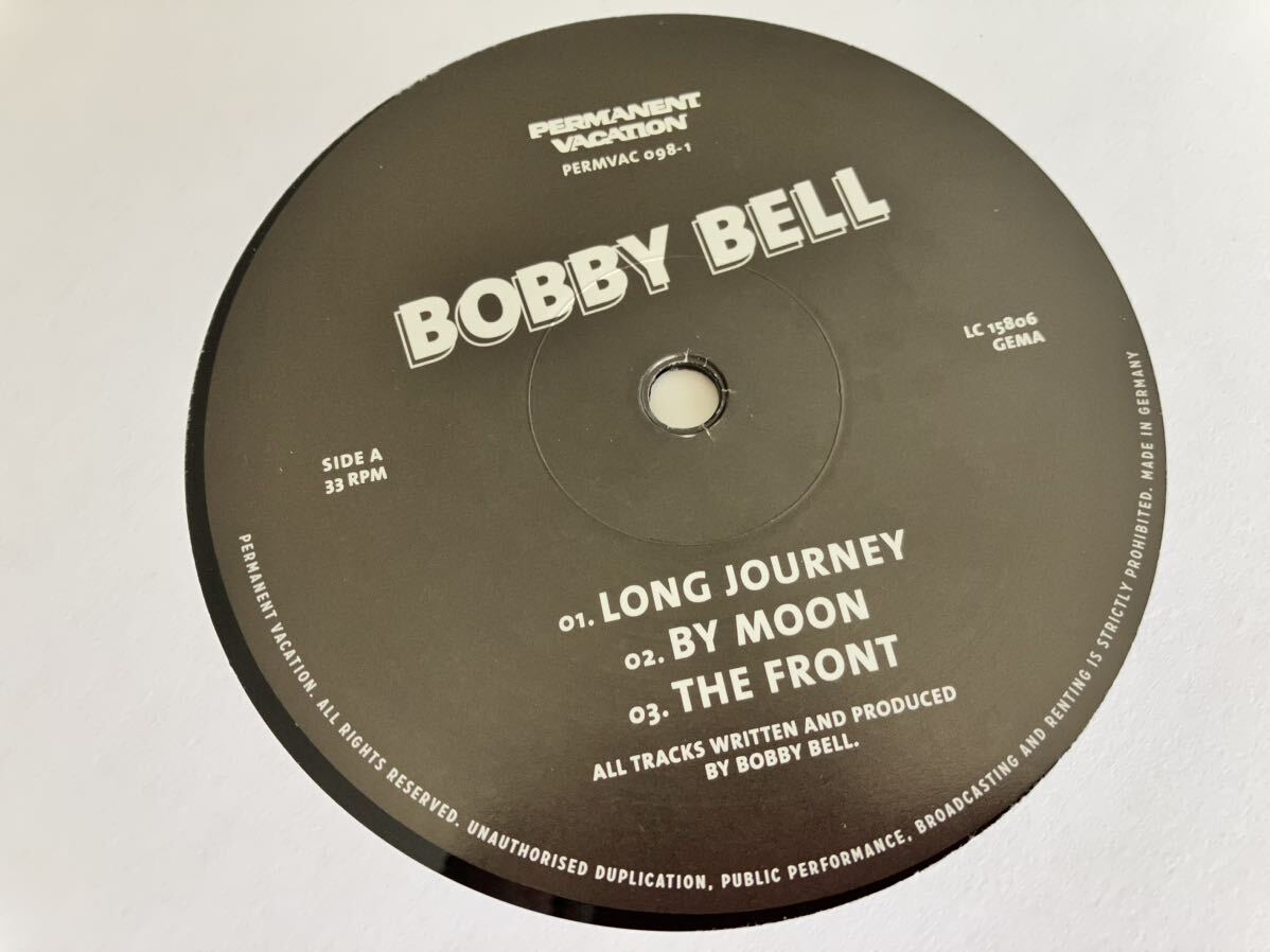 【美品】BOBBY BELL / Long Journey EP PERMANENT VACATION GERMANY PERMVAC098-1 ボビー・ベル,ダッチエレクトロ,VINTAGE RETRO HOUSE,_画像5