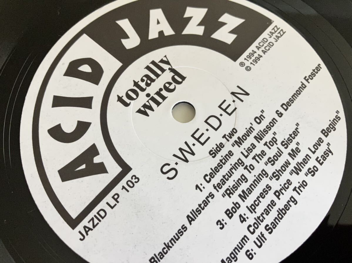 [ прекрасный jacket UK запись ]totally wired SWEDEN LP ACID JAZZ UK JAZIDLP103 94 год запись,Fatima Rainey,Stakka Bo,Jon Hall,Newtone,Celestine,