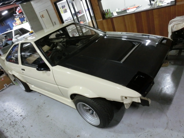 AE86 Trueno GT-V electric power steering attaching collection or circuit to body only complete made vehicle most light weight specification .. made! HachiRoku 86