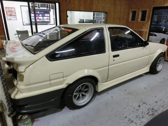 AE86 Trueno GT-V electric power steering attaching collection or circuit to body only complete made vehicle most light weight specification .. made! HachiRoku 86
