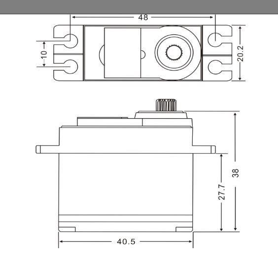 No.032 ☆ JX PDI-6221MG メタルギア デジタルサーボ 「20.32kg / 0.16sec 」AXIAL Gmade RC4WD CC01 Kyosho Hpi等汎用 新品即納 @Cの画像8