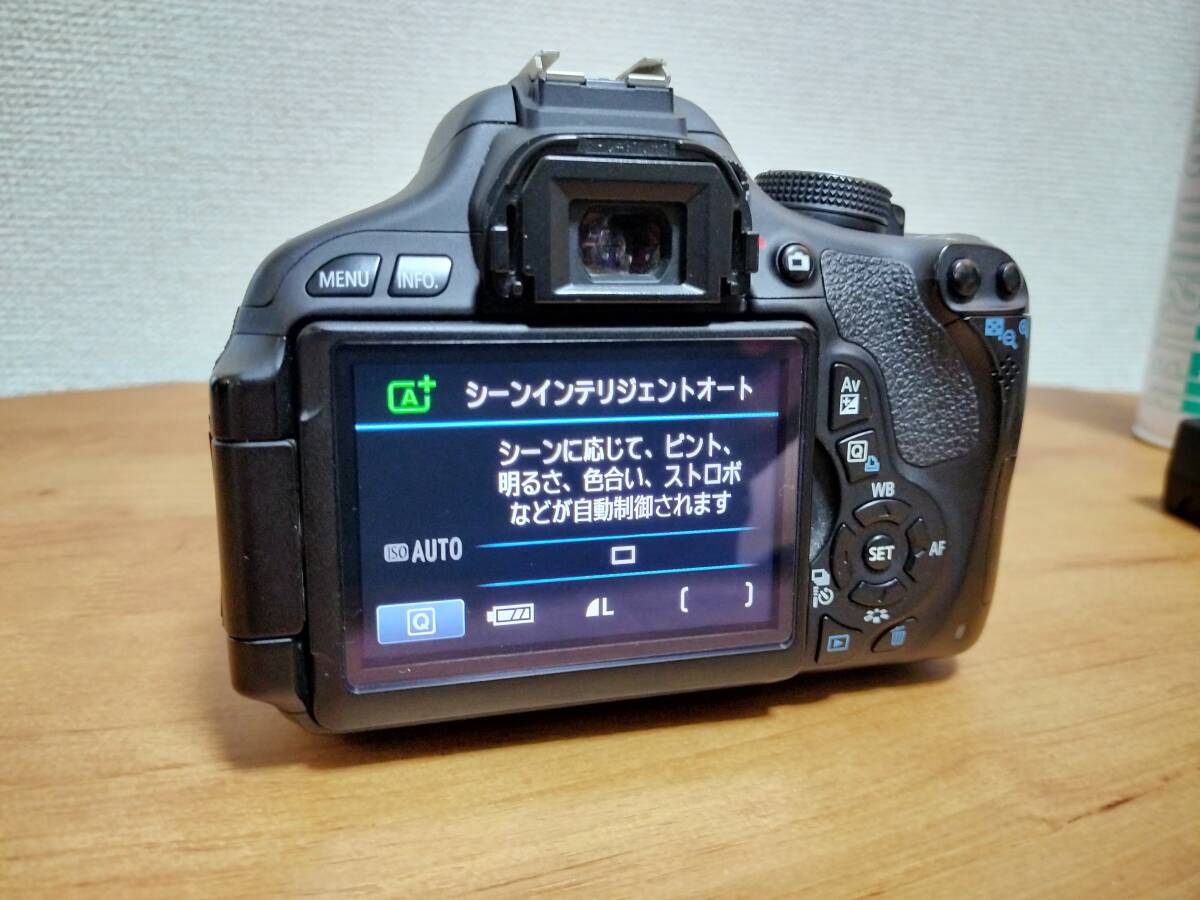 【外箱あり・動作確認済・返品可】キャノン Canon EOS Kiss X5 ダブルズームキット 18-55mm・55-250mm　バッグ付き_画像6