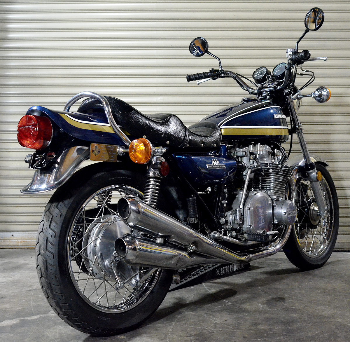 1975型 Kawasaki Z1B EU仕様 ノンレス極上 青玉虫ハイオリジナル 国内新規 3年車検取得後納車 Z1R Z Z1 Z1A Z1B Z2 KZ1000 KZ900 全国納車_画像3