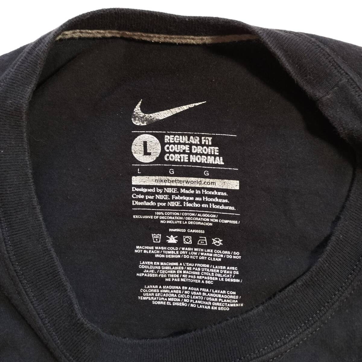 希少　ナイキ　NIKE　USA古着　Tシャツ　ビッグロゴ　Ｌ　サンフランシスコジャイアンツ　コラボ_画像8