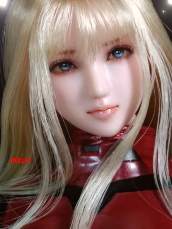 ●RUELIE●1/6カスタムドールヘッド●MR-S『ラピス』クールガール オビツ01ヘッド_画像5