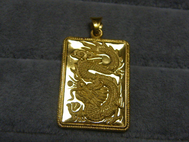 本物24金 9999刻印 18.8g ペンダントトップ