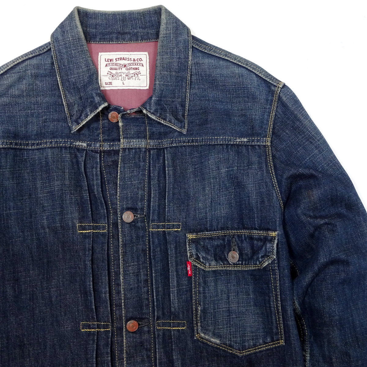 Levi's リーバイス 70577-03 トラッカーデニムジャケット 1stタイプ Lサイズ DENIM JACKETの画像9